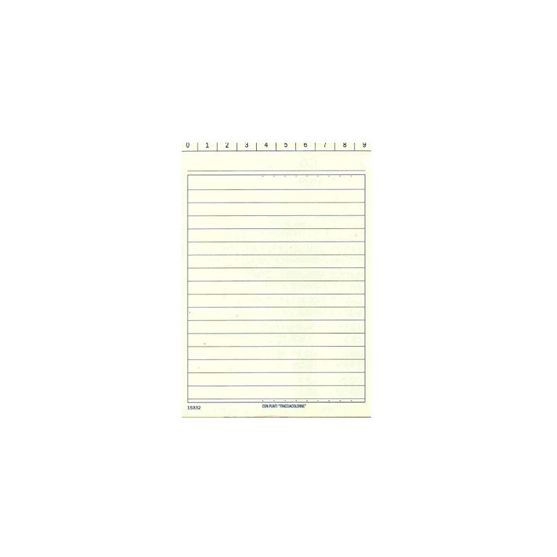 Schede rigate h. 14,8x10,5 b.100pz