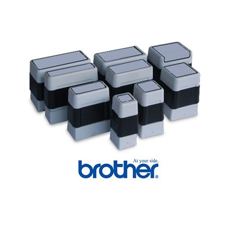 Timbro brother autoinchiostrante digitale completo 14mmx38mm nero