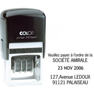 Timbro datario automatico colop 45X30 printer 53