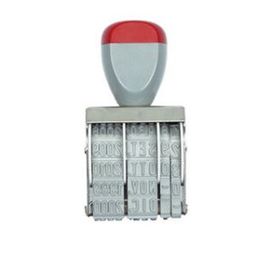 Timbro Datario manuale in gomma 7mm