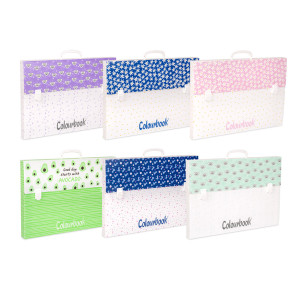Valigetta cartella polionda 35x50 2 chiusure Colourbook pop