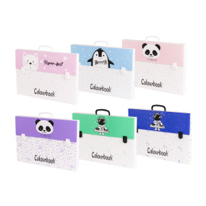 Valigetta cartella polionda 35x50 2 chiusure colourbook skyfall