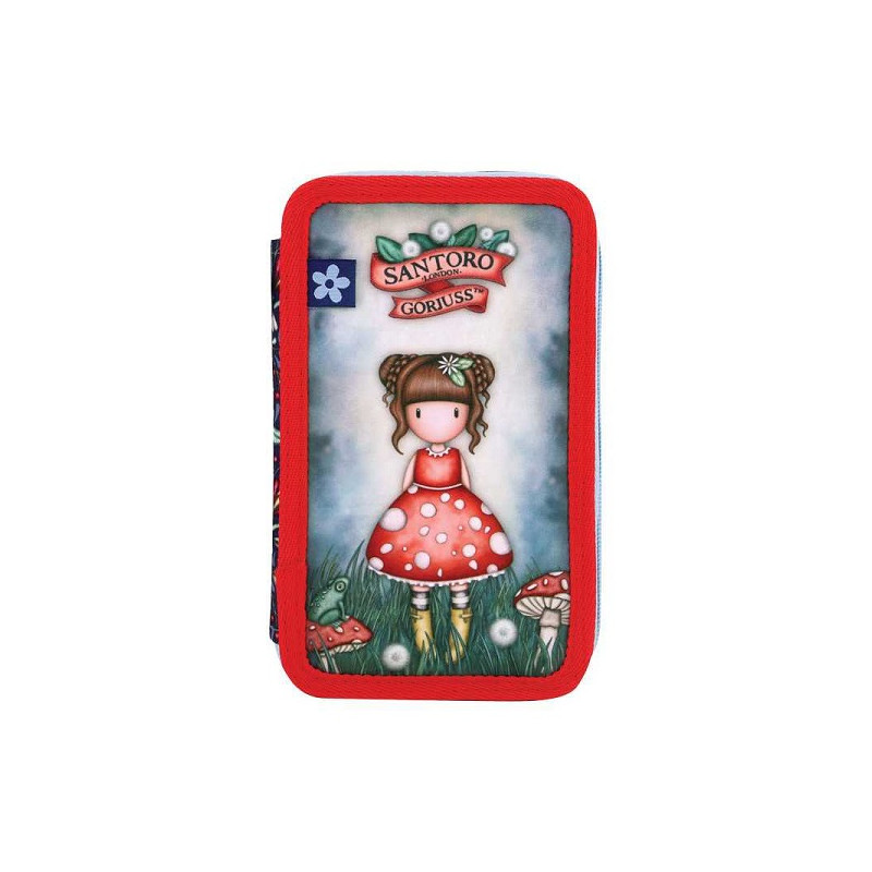 ASTUCCIO 3 ZIP attrezzato LITTLE MUSHROOM santoro GORJUSS