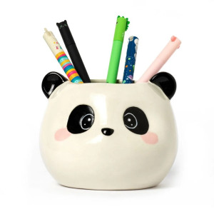 Portapenne in Ceramica - Desk Friends Panda Legami