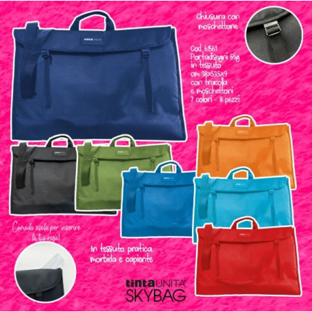 Valigetta TINTAUNITA 37x53,9x9 con tracolla