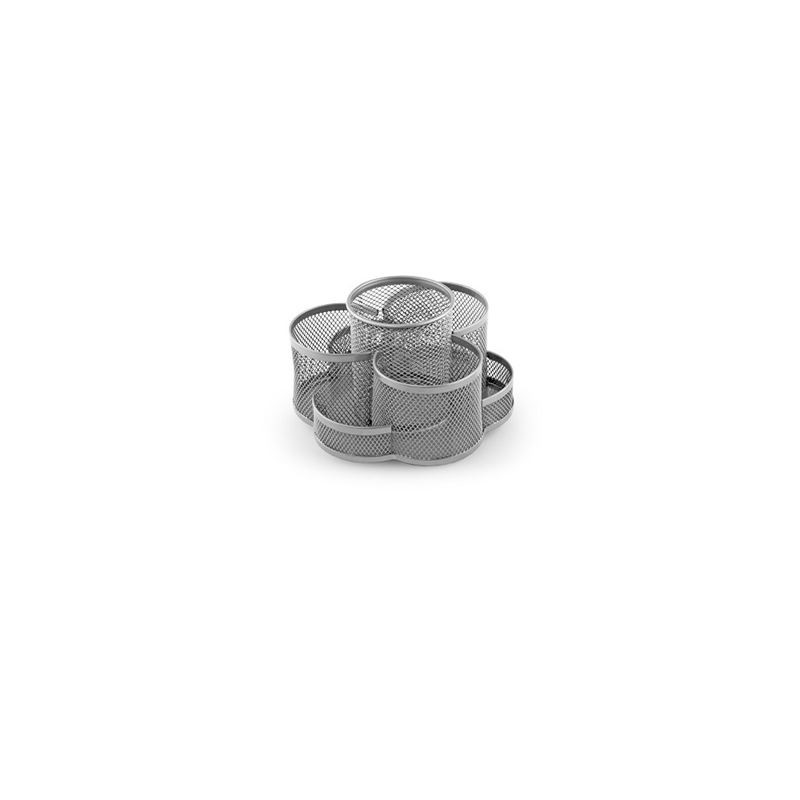 Desk organizer da scrivania girevole in rete silver