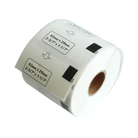 Etichette Brother 62mmx29mm 800 etichette compatibile