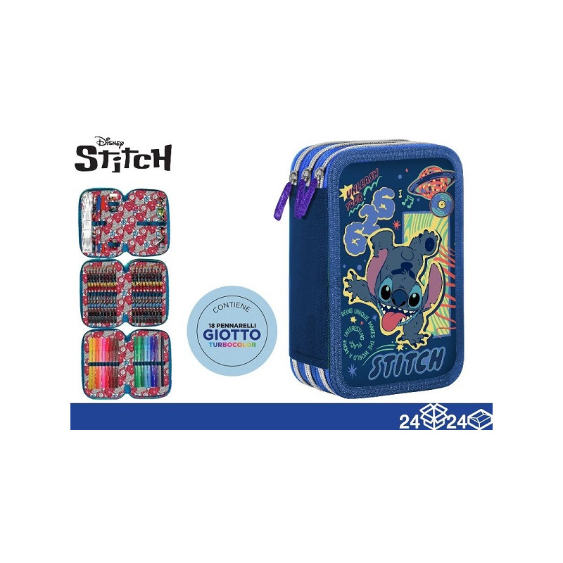 Astuccio 3 zip Stitch Be smart