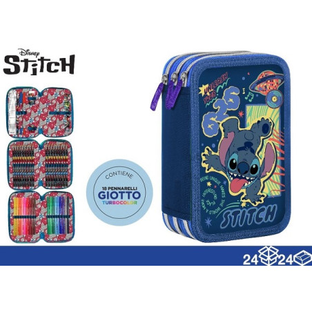 Astuccio 3 zip Stitch Be smart