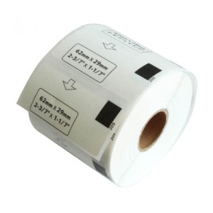 Etichette Brother 62mmx29mm 800 etichette compatibile
