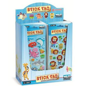 Etichette Stickers 3D pazzerelli con occhietti mobili