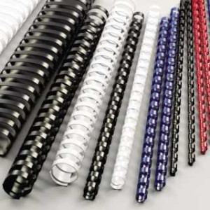 Anelli in plastica 14mm nero 100pz