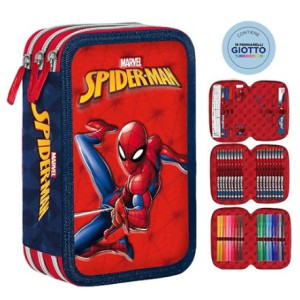 Astuccio 3 Zip 3D Spiderman
