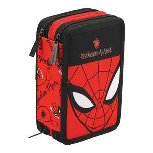 Astuccio 3 zip Spiderman