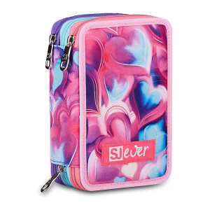 Astuccio completo 3 zip Seven sj gang pink beat