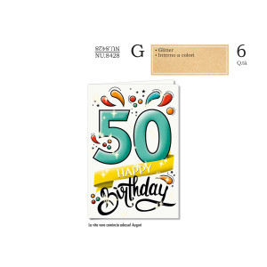 Biglietti auguri 50 anni