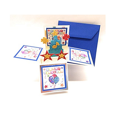 Biglietti auguri Happy box compleanno maschile