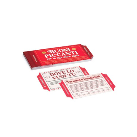 Blocco 24 Voucher Piccanti Legami - Heart