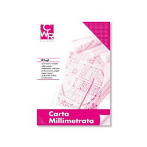 Blocco carta millimetrata A3 10fg
