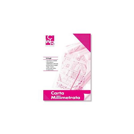 Blocco carta millimetrata A3 10fg