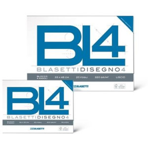 Blocco da disegno BL4 20fogli 33x48 lisci