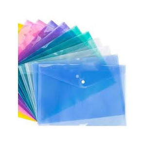 Busta con bottone A4 colori assortiti