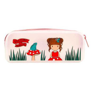 BUSTA SOFT astuccio LITTLE MUSHROOM santoro GORJUSS con zip