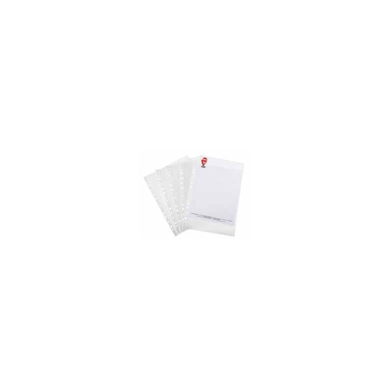 Buste 4 fori A4 goffrate spessore leggero 100pz Siam