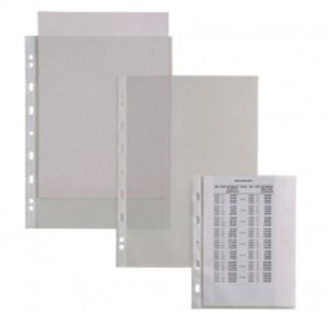 Buste 4 fori A4 lisce spessore medio 0,06mm 50pz