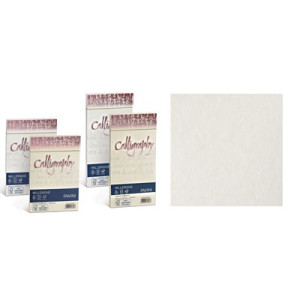 Buste Calligraphy Millerighe 11x22 100gr. bianco 25pz