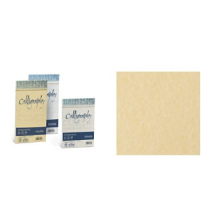 Buste Calligraphy Pergamena 12X18 90gr. crema 25pz