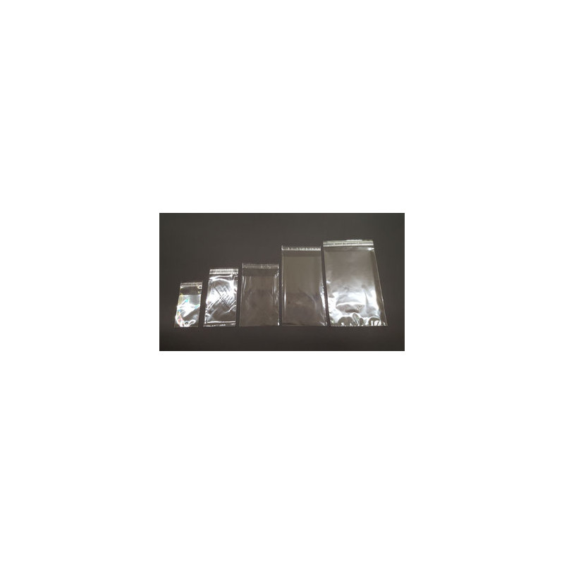 Buste Cellophan 10,5x15+4 adesive 50pz