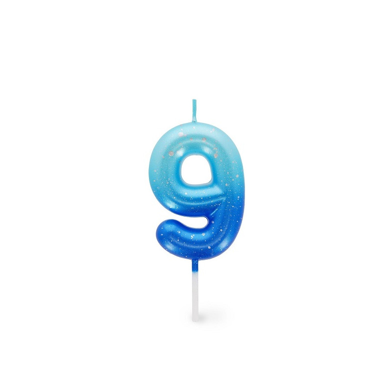 Candelina n.9 blu Legami