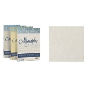 Carta  Pergamena Calligraphy  A4 90gr. 50 fogli perla