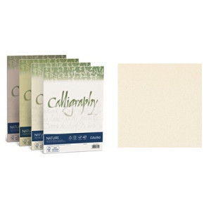 Carta Calligraphy Algae avorio 200gr 50 ff