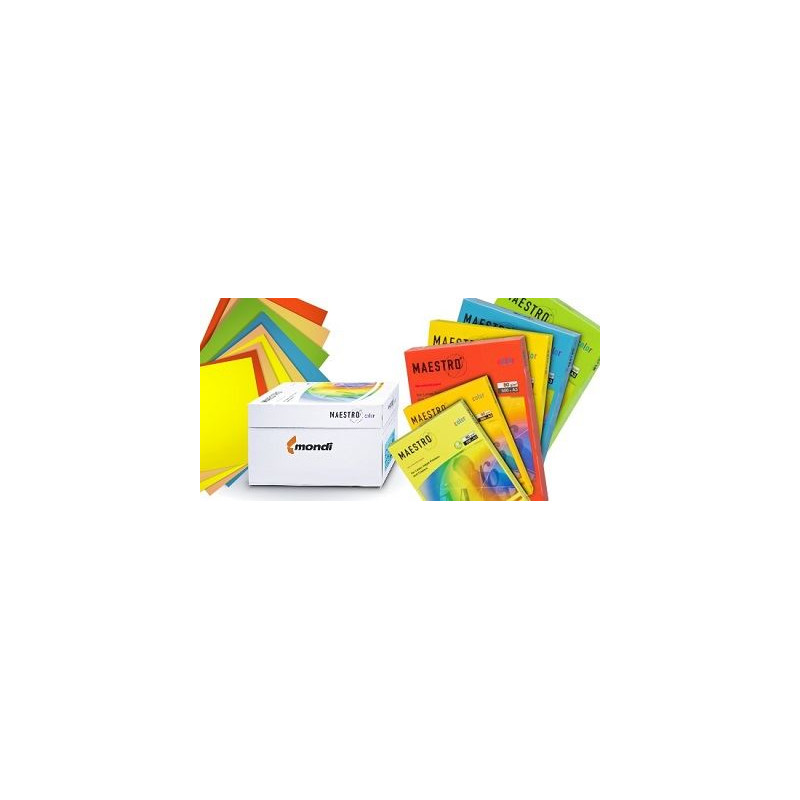 Carta Color A4 80gr Maestro 500fg rosa