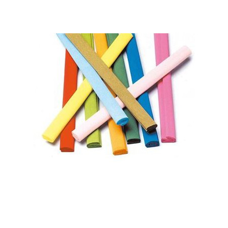Carta crespa 40gr verde medio foglia 50x250