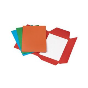 Cartelle 3 lembi 270gr verde 25pz