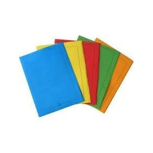 Cartelle semplici per atti senza ali rosso 100pz