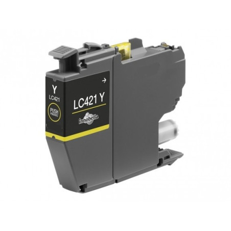 Cartuccia Brother LC421 Giallo compatibile