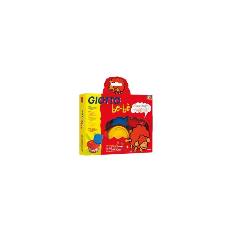 Colori a dita Giotto bebè 3pz da 100ml
