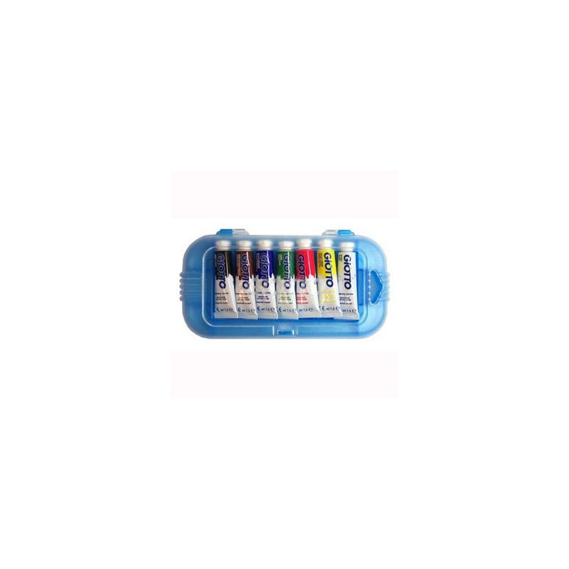 Colori a tempera giotto a 7 tubo 3 da 7,5 ml