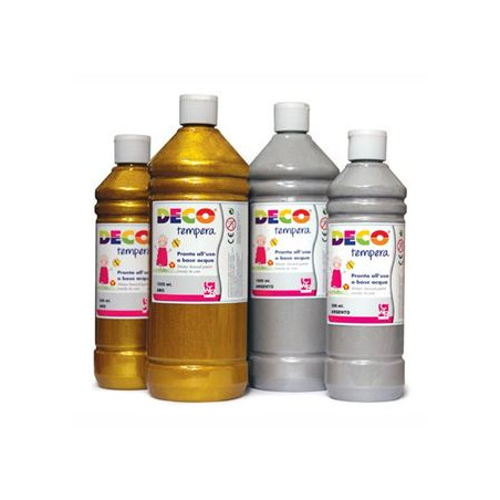 Colori a Tempera Pronta CWR 1 lt. Argento