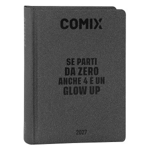 Diario Agenda 16 Mesi 2026/2027 Standard Comix Charcoal