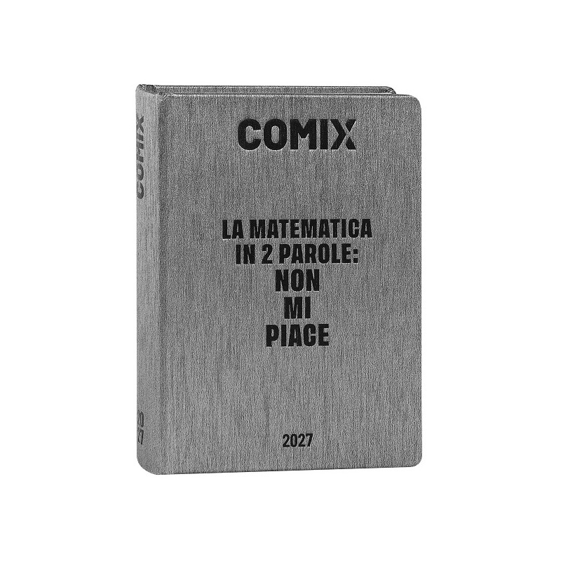 Diario Agenda 16 Mesi 2026/2027 Standard Comix Gear Black