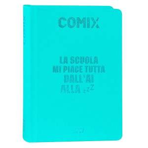 Diario Agenda 16 Mesi 2026/2027 Standard Comix Turchese