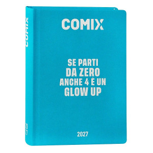 Diario Agenda Mini 16 Mesi 2026/2027 Comix Azzurro