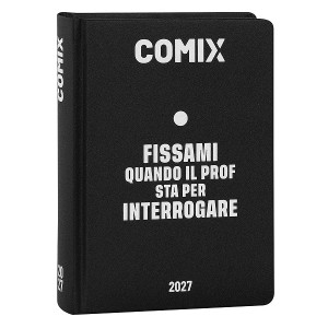 Diario Agenda Mini 16 Mesi 2026/2027 Comix BLACK & WHITE