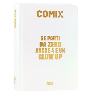 Diario Agenda Mini 16 Mesi 2026/2027 Comix Holo White