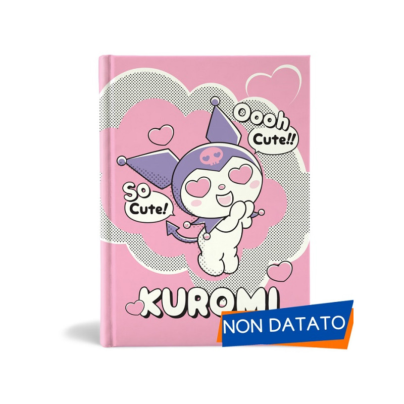 DIARIO SCOLASTICO STANDARD 15X21 10 MESI KUROMI rosa